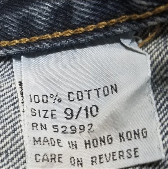 VINTAGE Jordache Extra High Rise Rose Embroidered Side Zip Acid Wash Jeans - Picture 15 of 15